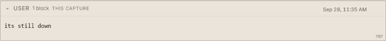 User reports that Rounds is still down